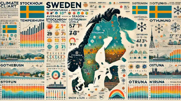 Wetter, Klima und Klimatabelle in Schweden