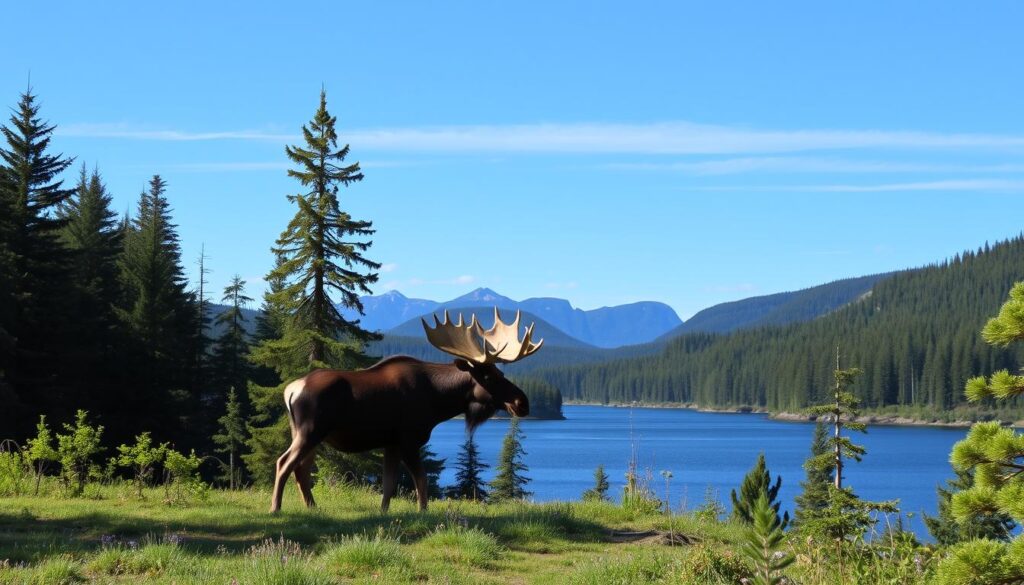 Elchwanderung Schweden Nationalpark