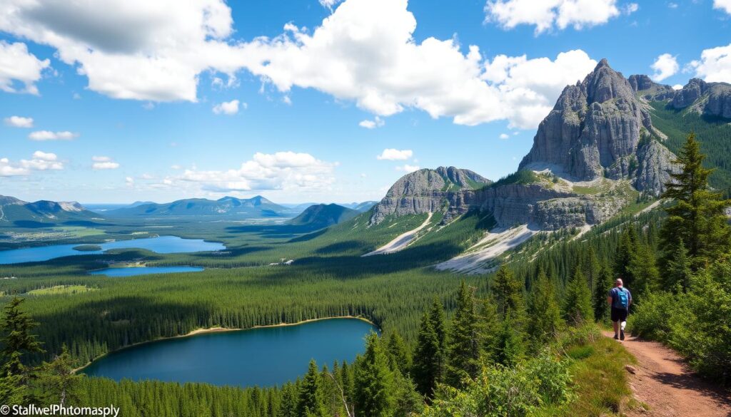 Schwedische Landschaft Outdoor-Aktivitäten