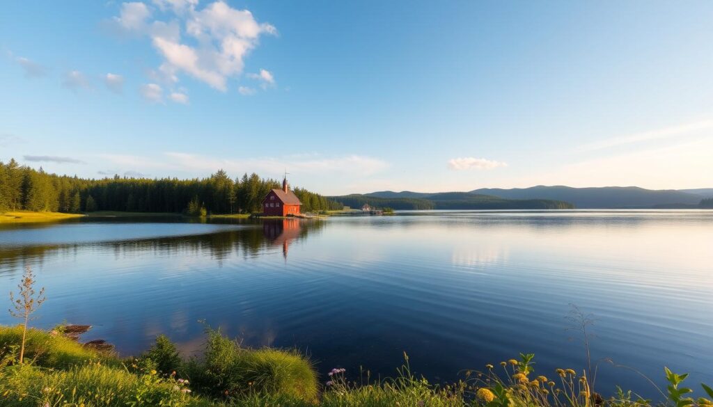 Schwedische Seenlandschaft