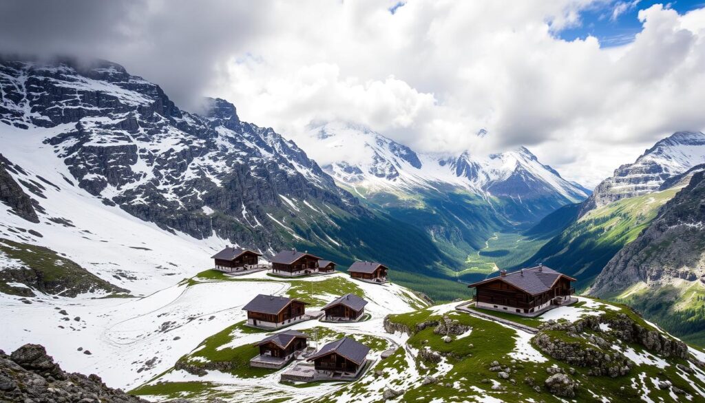 Mont Blanc Bergschutzhütten