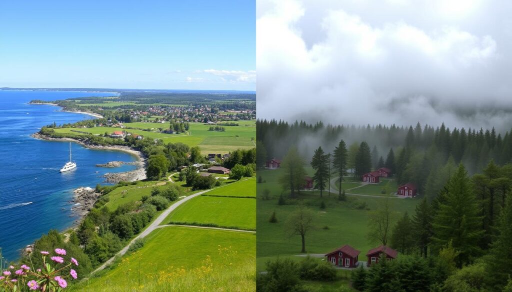 Schweden Wetter Mai Regionale Unterschiede