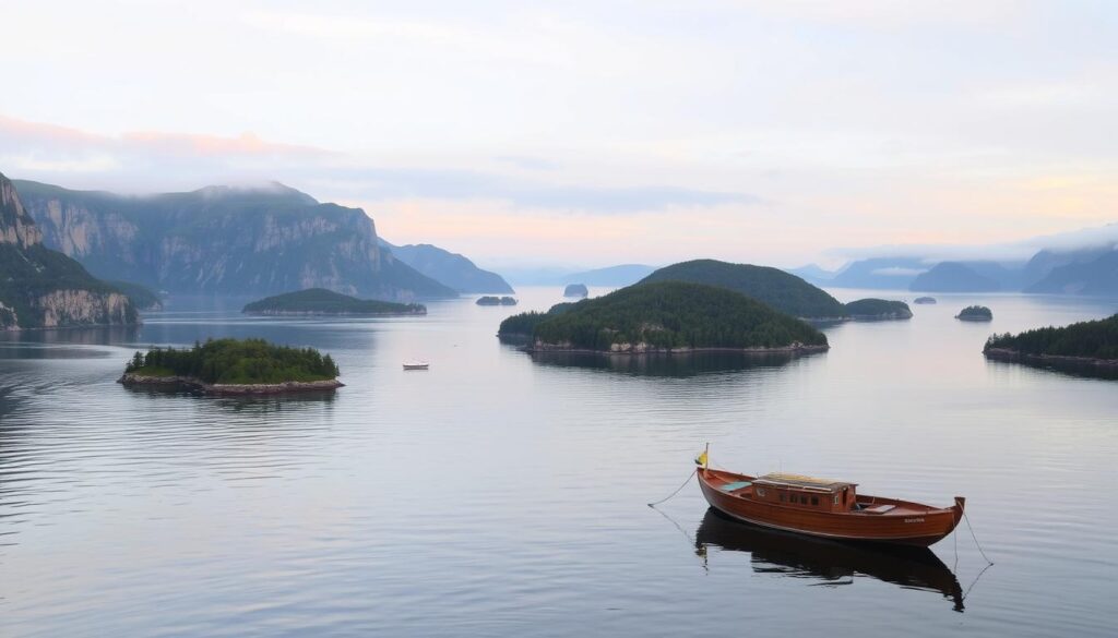 Schwedische Fjordküsten Fotografie