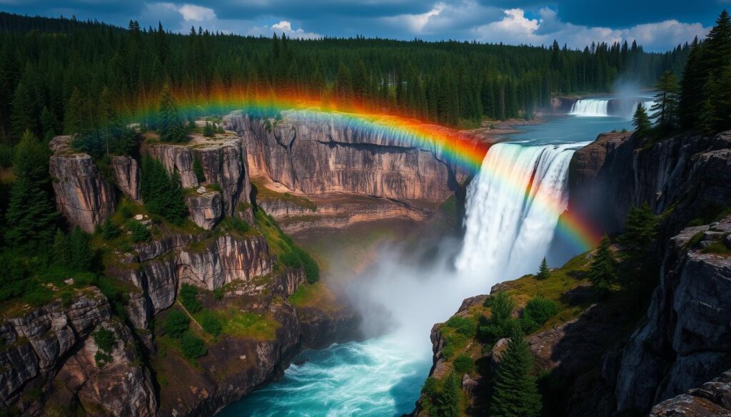 Tännforsen Wasserfall Geschichte