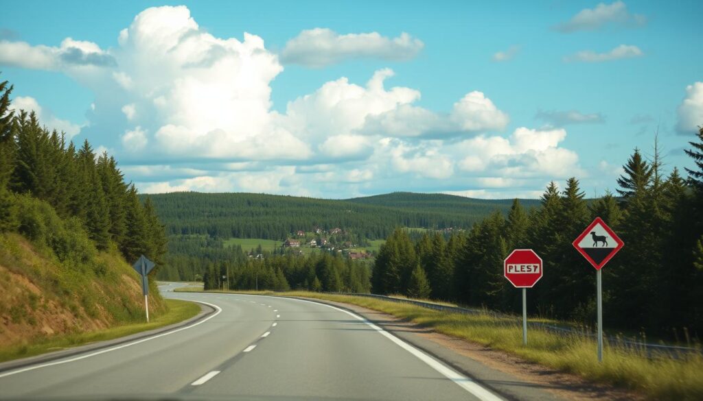 Verkehrsregeln Schweden Roadtrip