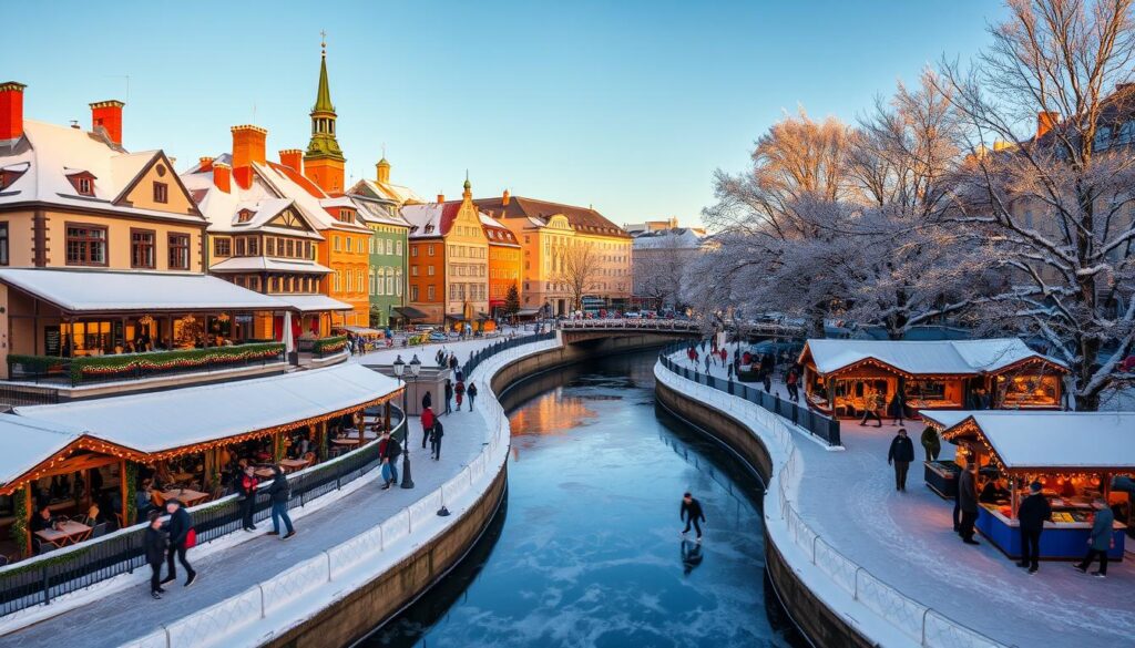 Winteraktivitäten in Stockholm