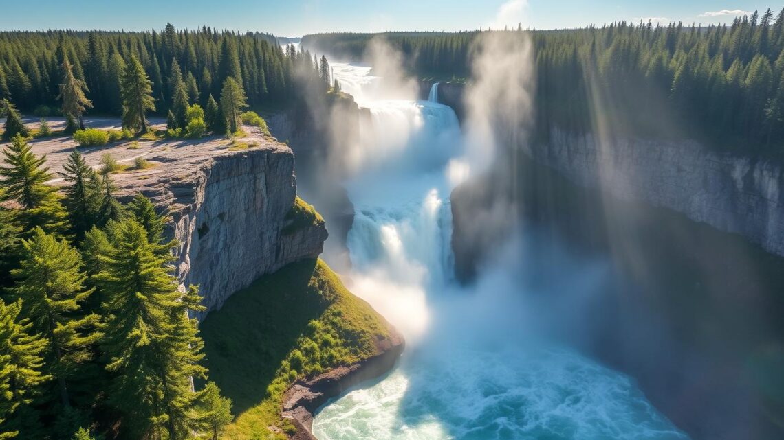 Tännforsen – Der größte Wasserfall Schweden