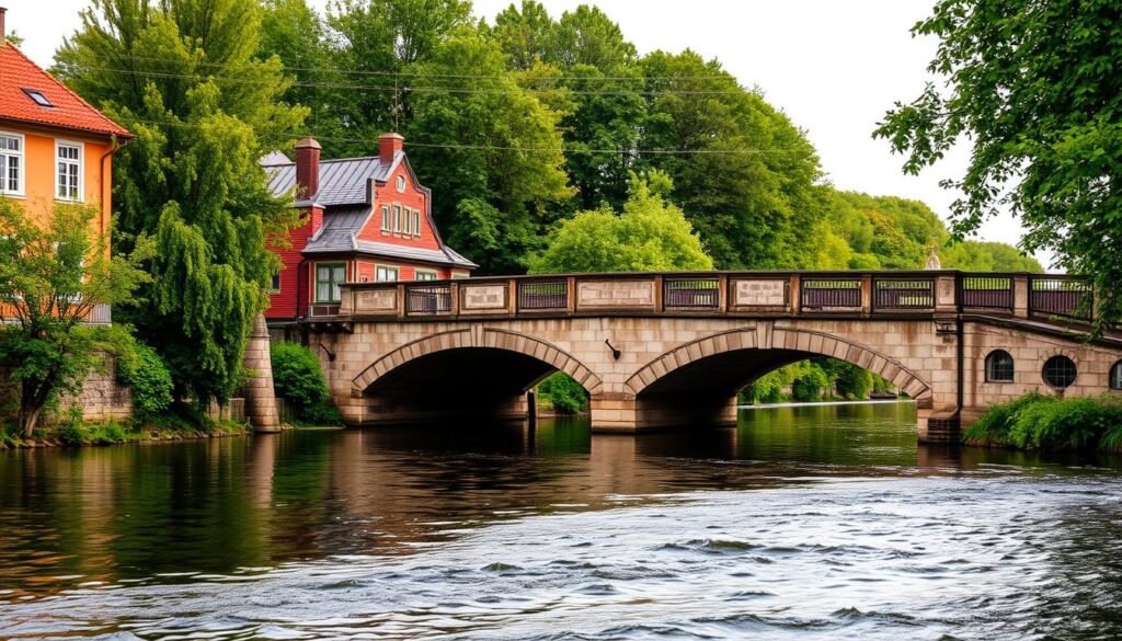 Motala Ström Fluss in Norrköping