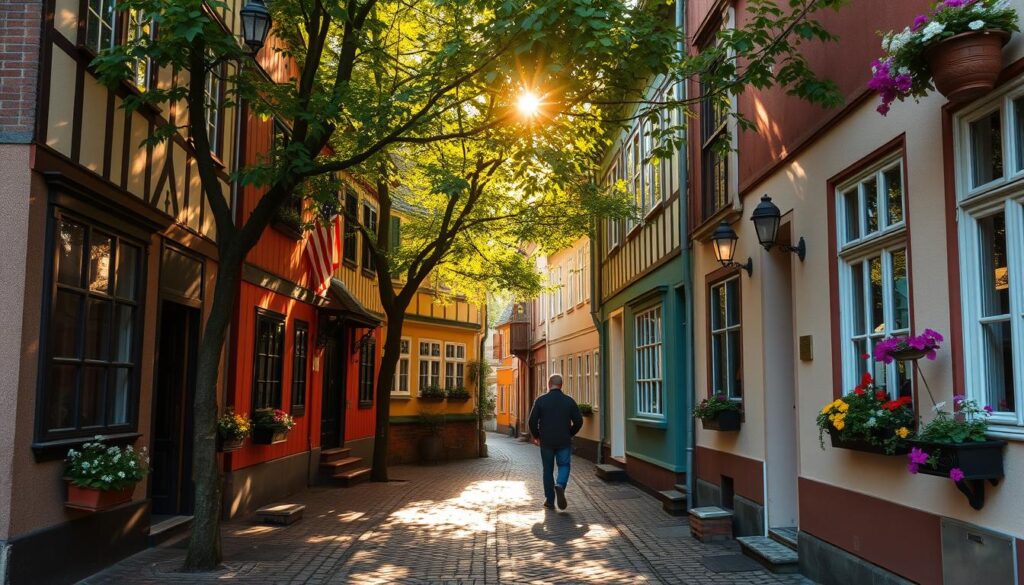 Ystad Altstadt historische Gasse